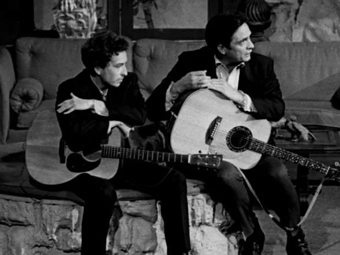 Bob Dylan with Johnny Cash